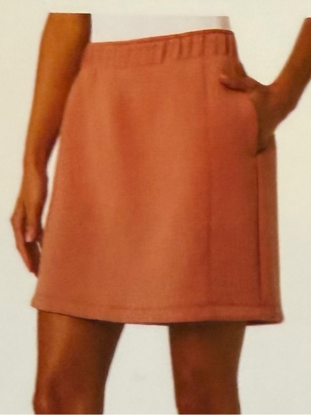 Mondetta Dusty Rose Pull-On Mini Skort with pockets & built in shorts